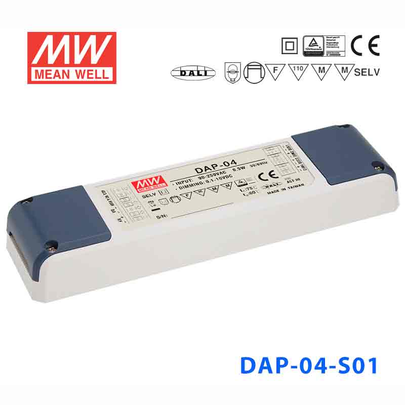 DAP-04-S01 DAP-04-S01 90~305VAC输入 4通道DALI-PWM信号转换器