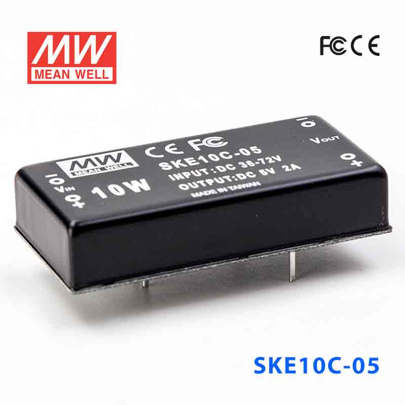 SKE10C-05 SKE10C-05 10W 36~72V 输入 5V 单路输出明纬DC-DC转换模块电源