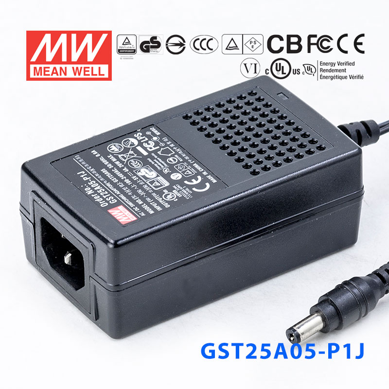 GST25A05-P1J GST25A05-P1J 20W 5V4A高效能低空载损耗绿色节能桌上型适配器