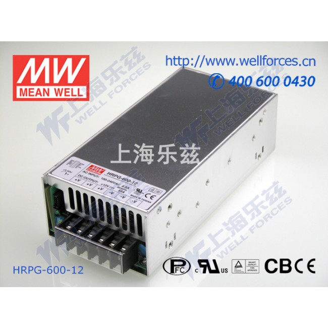 HRPG-600-12 Mean Well HRPG-600-12  Power Supply 636W 12V 53A
