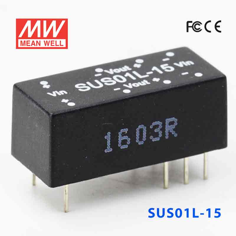 SUS01L-15 SUS01L-15 1W 5V-15V 非稳压单组输出明纬DC-DC转换模块电源