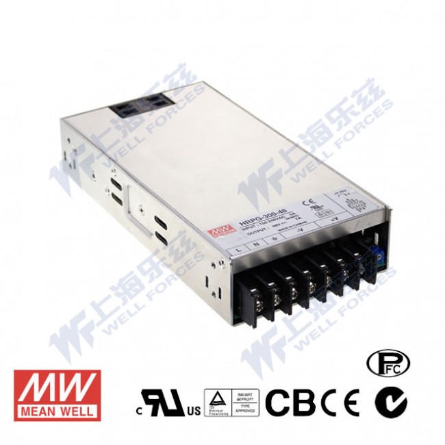 HRPG-300-36 HRPG-300-36 300W 36V9A 单路输出低空载损耗高性能内置有外壳明纬开关电源