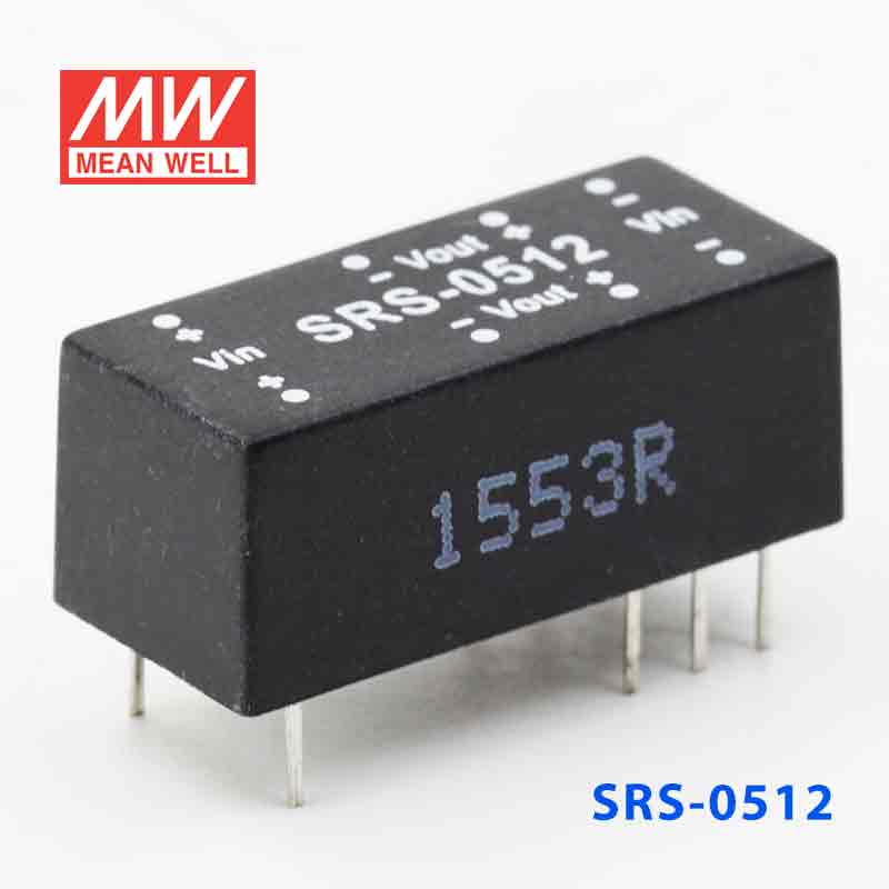 SRS-0512 SRS-0512 0.5W 5V-12V 稳压单组输出明纬DC-DC转换模块电源