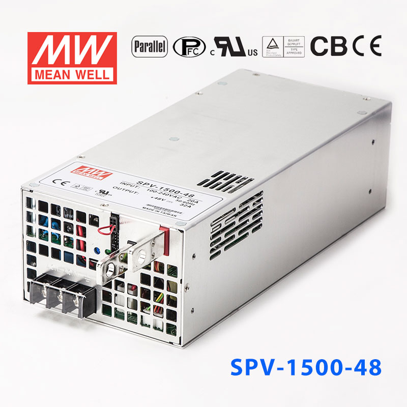 SPV-1500-48 SPV-1500-48 1500W 48V32A 单路输出电压可调PFC明纬开关电源
