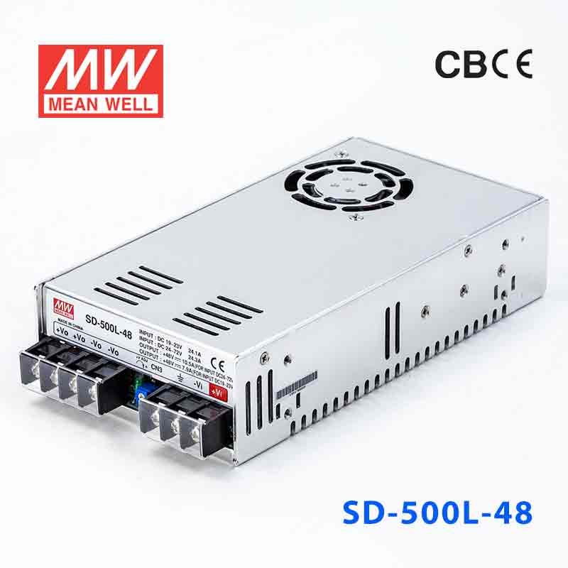 SD-500L-48 SD-500L-48 500W 19~72V 输入 48V 10.5A 输出有外壳明纬DC-DC转换电源