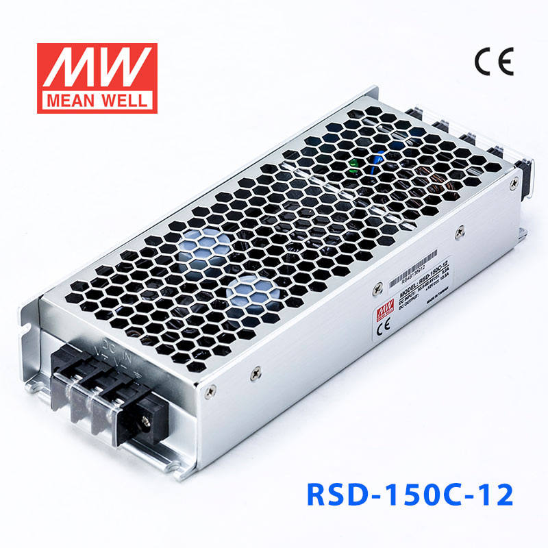 RSD-150C-12 RSD-150C-12 150W 28.8~67.2V 输入 12V 12.5A 输出铁道专用明纬DC-DC转换电源