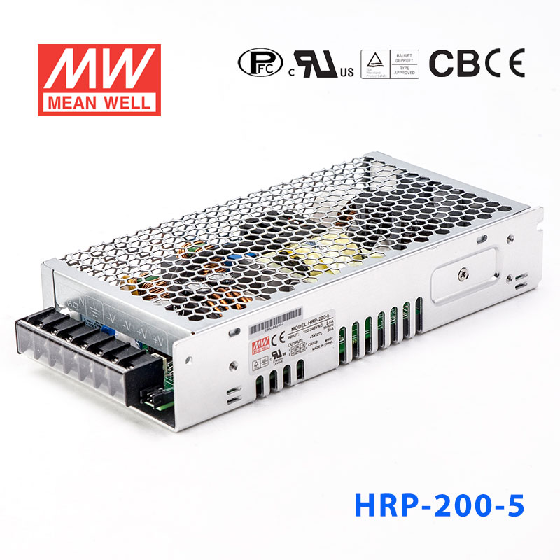 HRP-200-5 HRP-200-5 200W 5V35A 单路输出高性能内置有外壳明纬开关电源