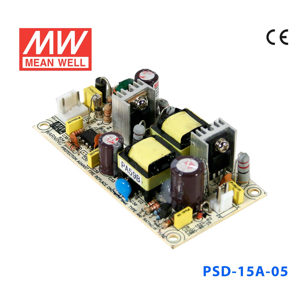 PSD-15A-5 PSD-15A-5 15W 9.2~18V 输入 5V 3A 单路输出PCB板明纬DC-DC变换电源