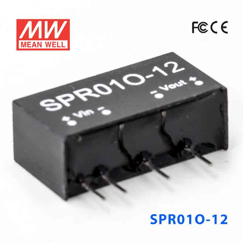 SPR01O-12 SPR01O-12 1W 48V-12V 稳压单路输出明纬DC-DC转换模块电源