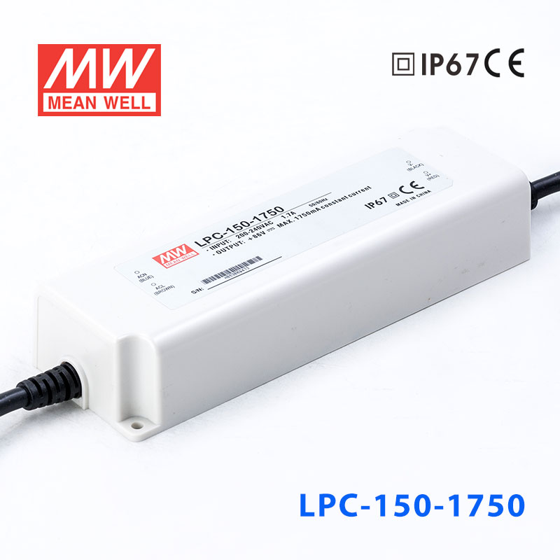 LPC-150-1750 LPC-150-1750 150W 1750mA恒流输出明纬牌IP67防水塑壳LED电源