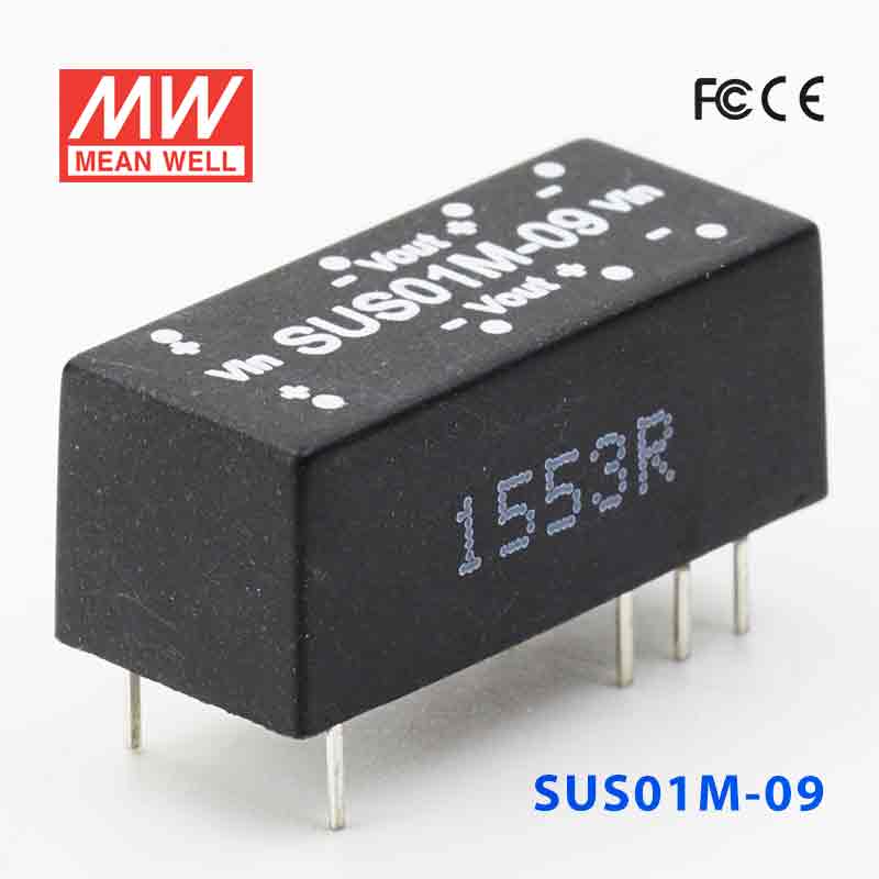 SUS01M-09 SUS01M-09 1W 12V-9V 非稳压单组输出明纬DC-DC转换模块电源