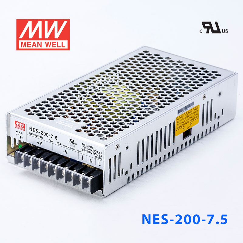 NES-200-7.5 NES-200-7.5 200W 7.5V26.5A 单路输出经济型明纬开关电源(NE系列)