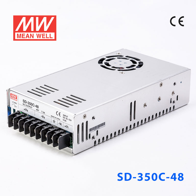 SD-350C-48 SD-350C-48 350W 36~72V 输入 48V 7.3A 输出有外壳明纬DC-DC转换电源