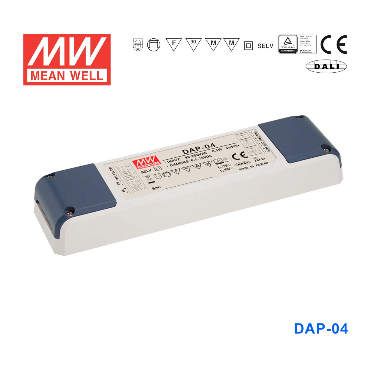 DAP-04 DAP-04 90~305VAC输入 4通道DALI-PWM信号转换器