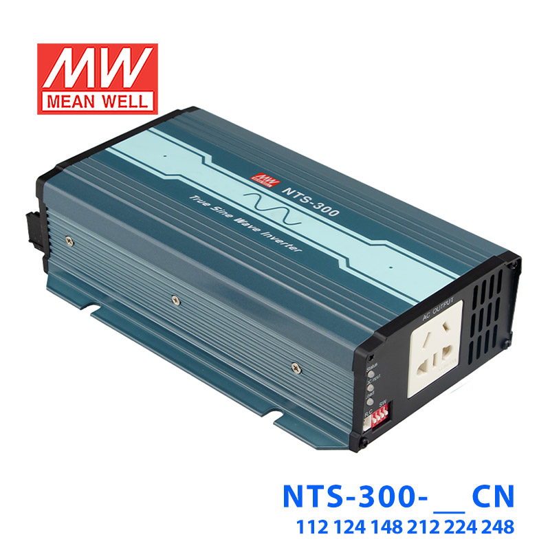 NTS-300-224AU NTS-300-224AU明纬24V15A输入230VAC输出DC-AC逆变器纯正弦波