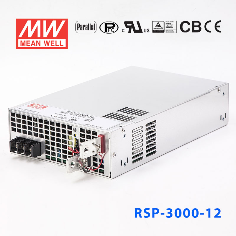 RSP-3000-12 RSP-3000-12 3000W 12V250A 单路输出带功率因素校正可并联明纬开关电源