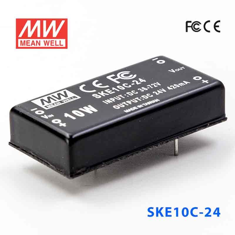 SKE10C-24 SKE10C-24 10W 36~72V 输入 24V 单路输出明纬DC-DC转换模块电源