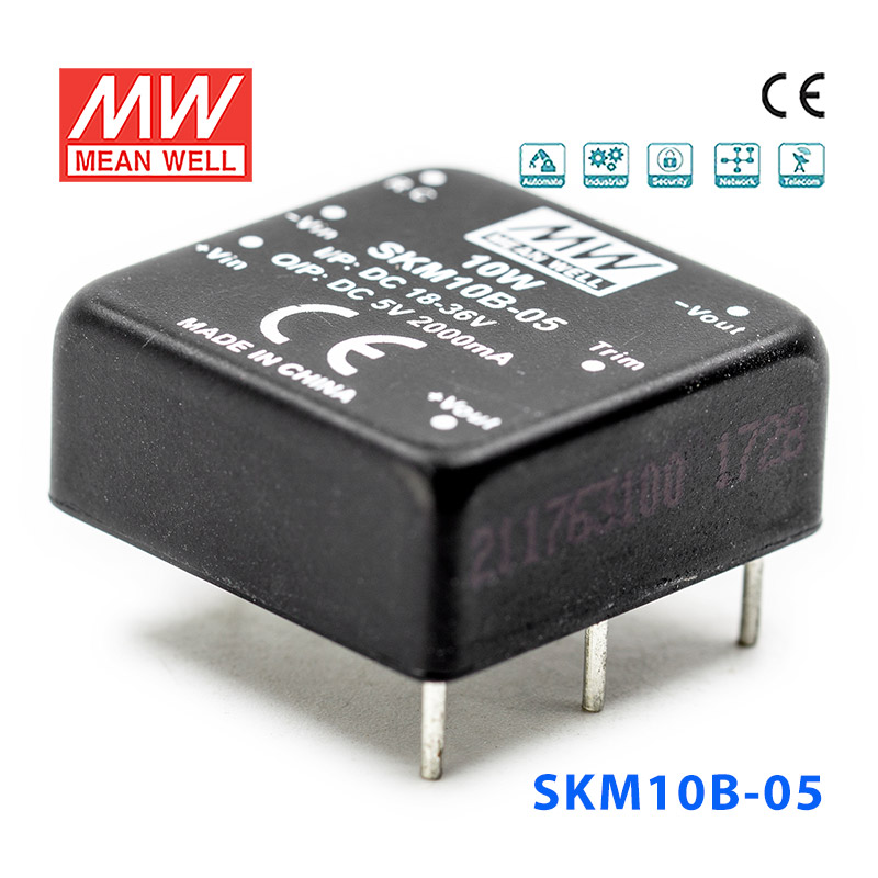 SKM10B-03 SKM10B-03 10W 18~36V 转 3.3V 2.5A 非稳压单路输出DC-DC模块电源