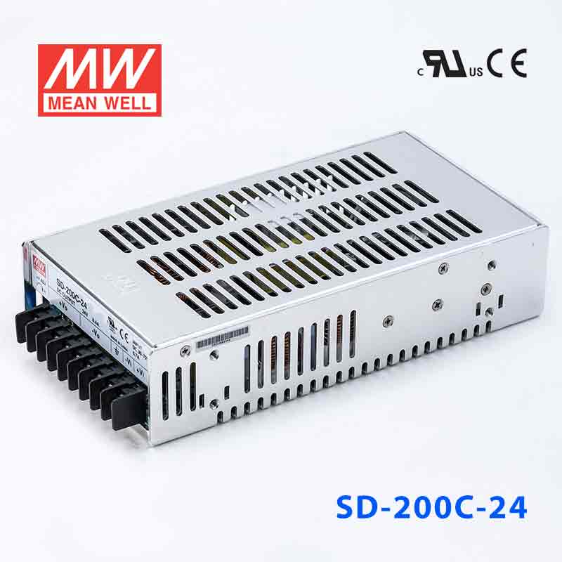 SD-200C-24 Mean Well SD-200C-24 DC-DC Converter - 201.6W - 36~72V in 24V out 8.4A