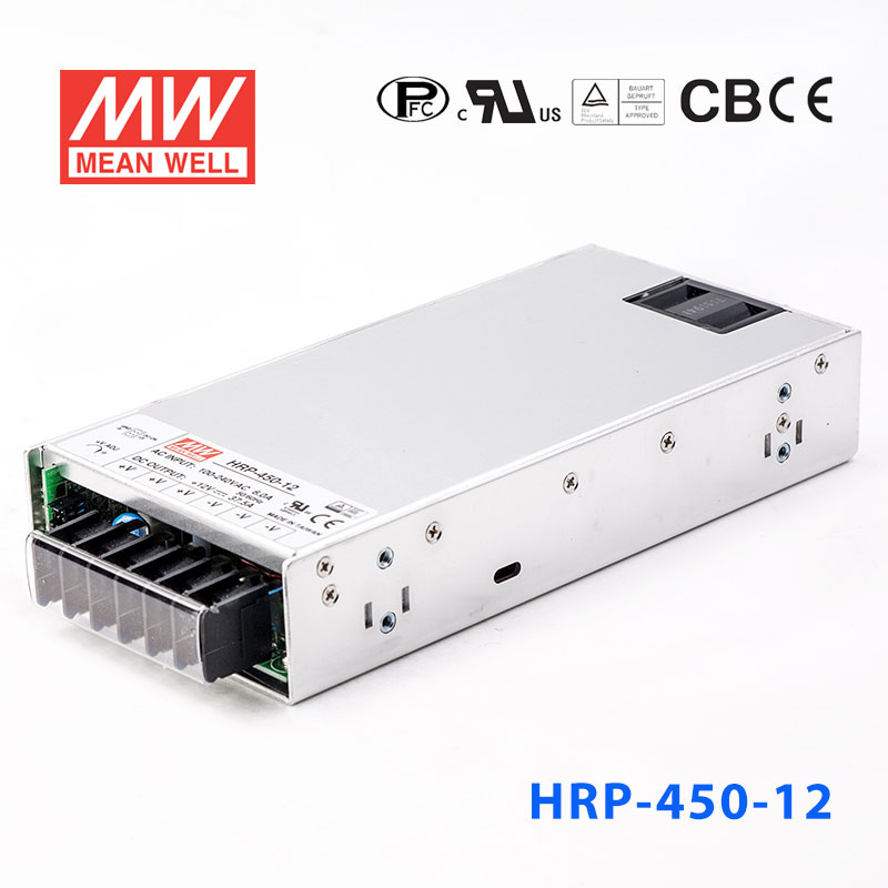 HRP-450-12 HRP-450-12 450W 12V37.5A 单路输出高性能内置有外壳明纬开关电源
