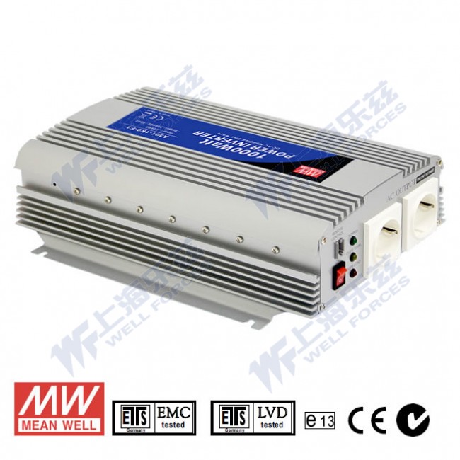 A301-1K0-B2 A301-1K0-B2 1000W 12VDC-110VAC 修正正弦波输出明纬车载逆变电源