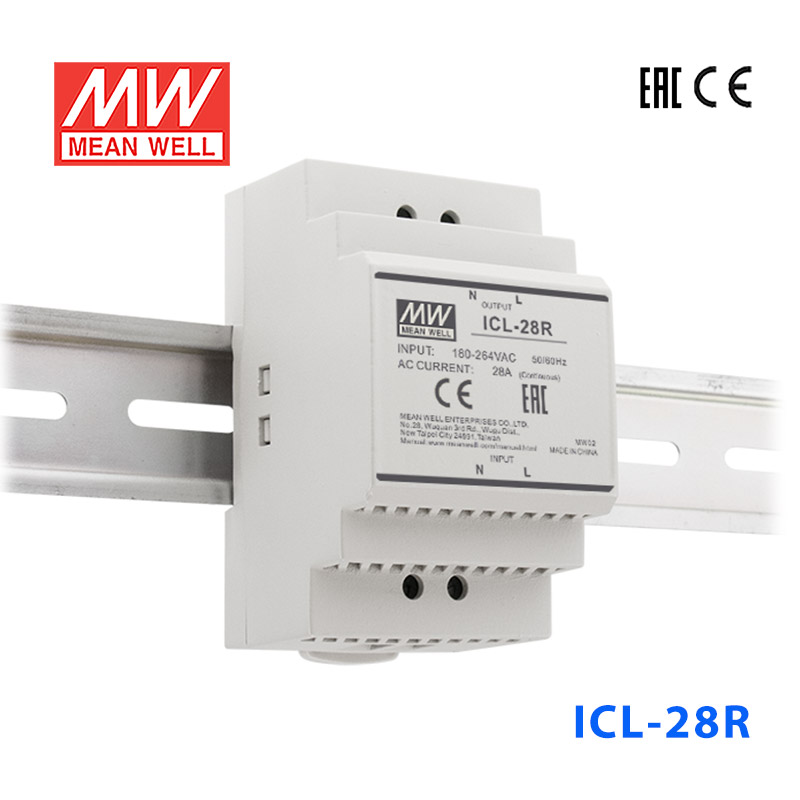 ICL-28R ICL-28R台湾明纬导轨型轨道安装28A连续交流额定浪涌电流限制器