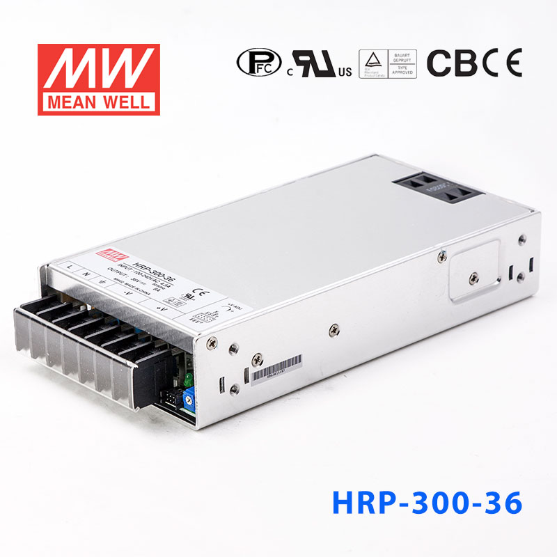 HRP-300-36 HRP-300-36 300W 36V9A 单路输出高性能内置有外壳明纬开关电源