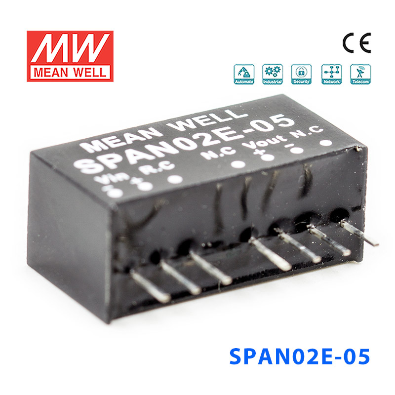 SPAN02E-05 SPAN02E-05 2W 4.5~9V 转 5V0.4A 非稳压单路输出DC-DC模块电源