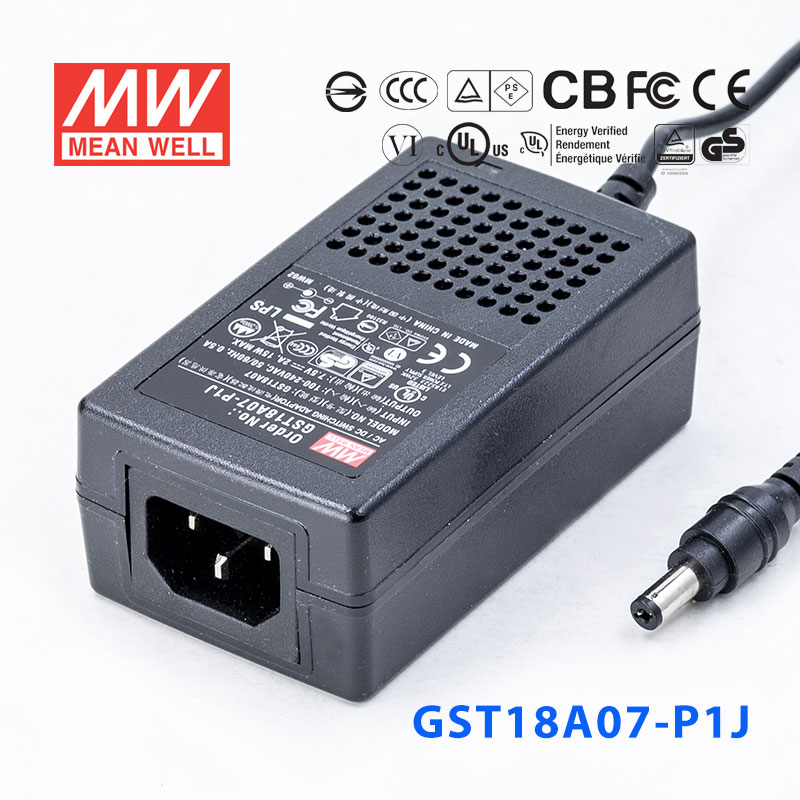 GST18A07-P1J GST18A07-P1J 15W 7.5V2A高效能低空载损耗绿色节能桌上型适配器