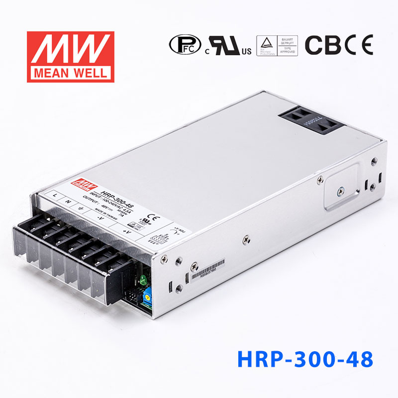 HRP-300-48 HRP-300-48 300W 48V7A 单路输出高性能内置有外壳明纬开关电源