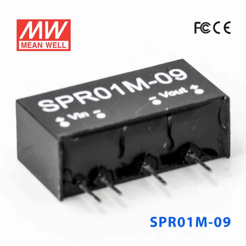 SPR01M-09 SPR01M-09 1W 12V-9V 稳压单路输出明纬DC-DC转换模块电源