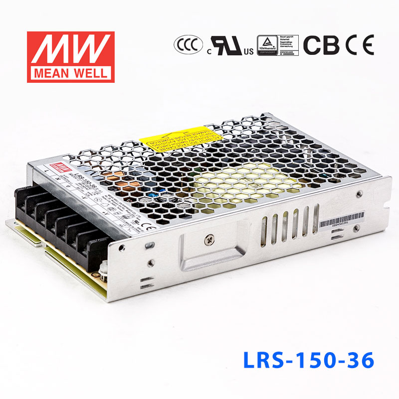 LRS-150-36 LRS-150-36 154.8W 36V4.3A输出（输入电压开关选择型)明纬超薄高性能开关电源