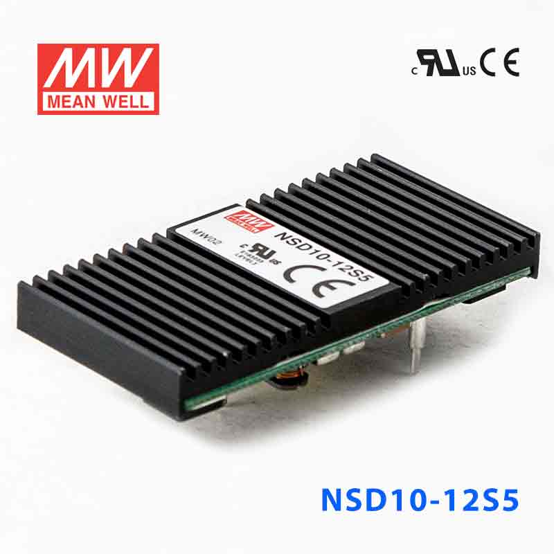 NSD10-12S5 NSD10-12S5 10W 9.8~36V 输入 5V 稳压输出板上安装型明纬DC-DC变换电源