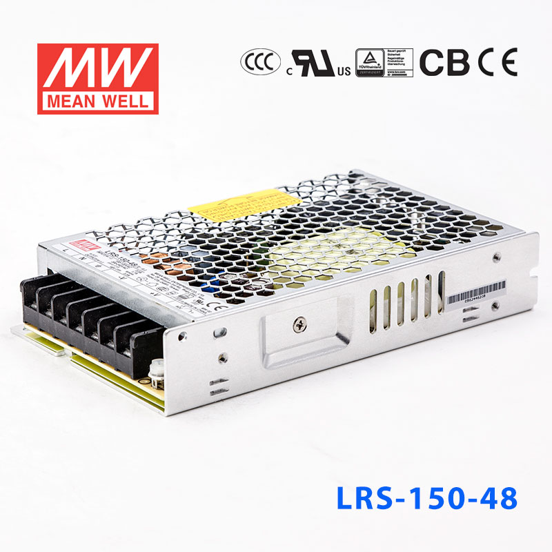 LRS-150-48 LRS-150-48 158.4W 48V3.3A输出（输入电压开关选择型)明纬超薄高性能开关电源