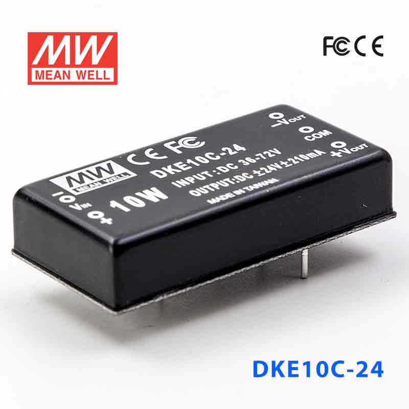 DKE10C-24 DKE10C-24 10W 36~72V 输入 ±24V 双路输出明纬DC-DC转换模块电源