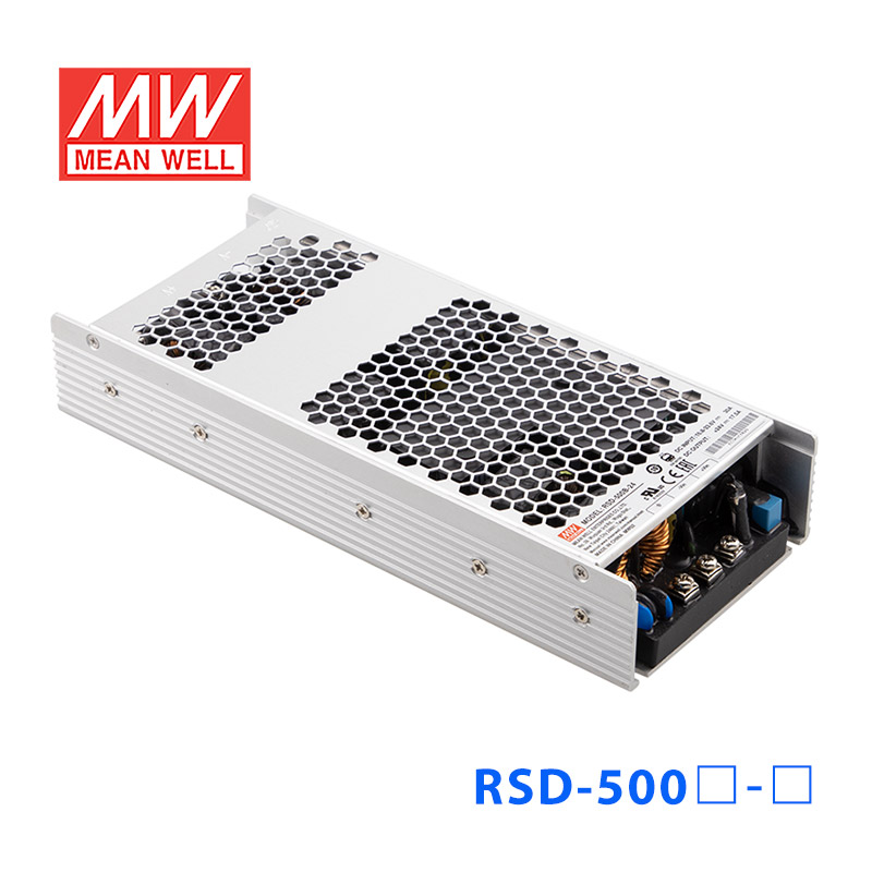 RSD-500C-48 RSD-500C-48明纬460.8W33.6~67.2V输入48V9.6A输出铁路DC-DC转换