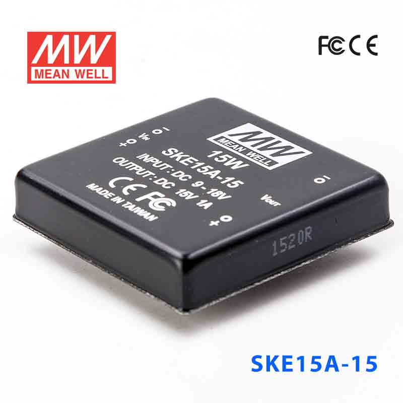 SKE15A-15 SKE15A-15 15W 9~18V 输入 15V 单路输出明纬DC-DC转换模块电源