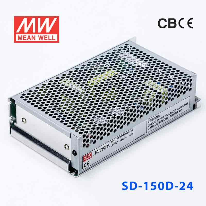 SD-150D-24 SD-150D-24 150W 72~144V 输入 24V 6.3A 输出有外壳明纬DC-DC转换电源