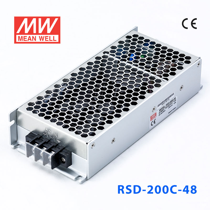 RSD-200C-48 RSD-200C-48 200W 28.8~67.2V 输入 5V 4.2A 输出铁道专用明纬DC-DC转换电源