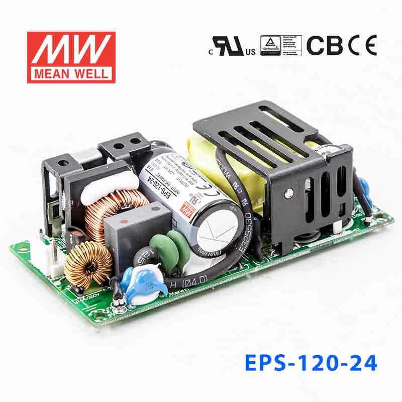 EPS-120-24 EPS-120-24 120W 24V5A 单路输出裸板高效低空载损耗明纬开关电源
