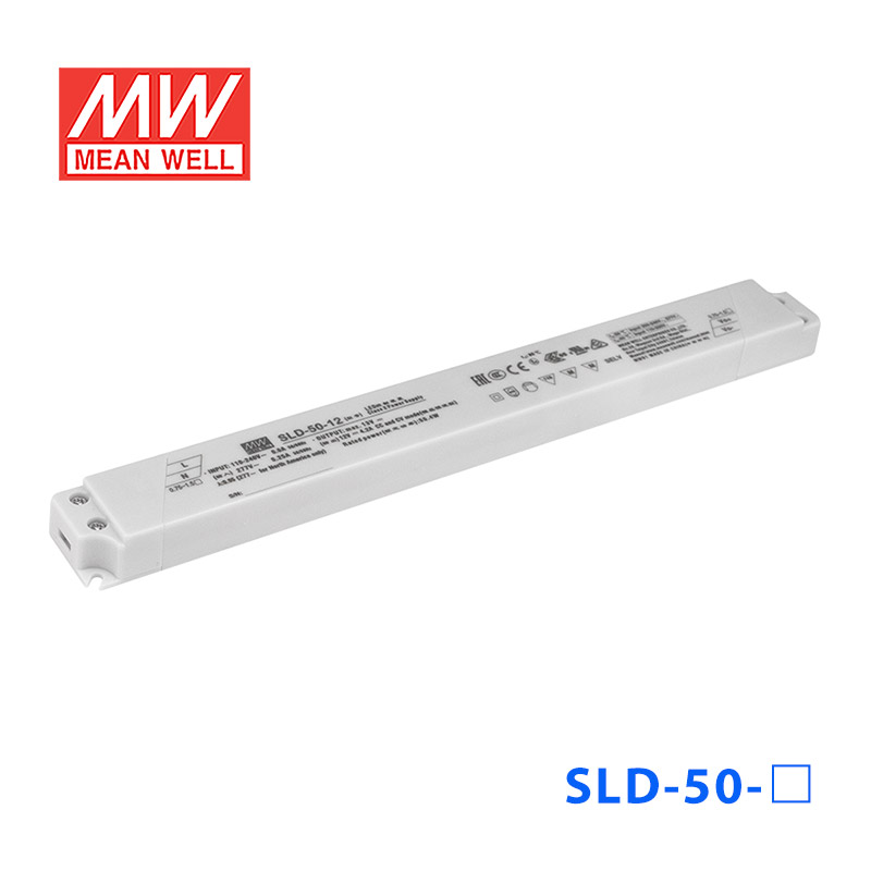 SLD-50-56 SLD-50-56台湾明纬1050mA50W左右长条型恒功率LED驱动器