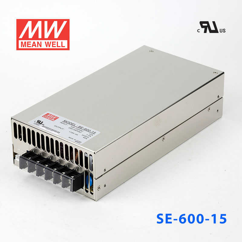 SE-600-15 SE-600-15 600W 15V40A 单路输出明纬电源(SE系列-内置有外壳)