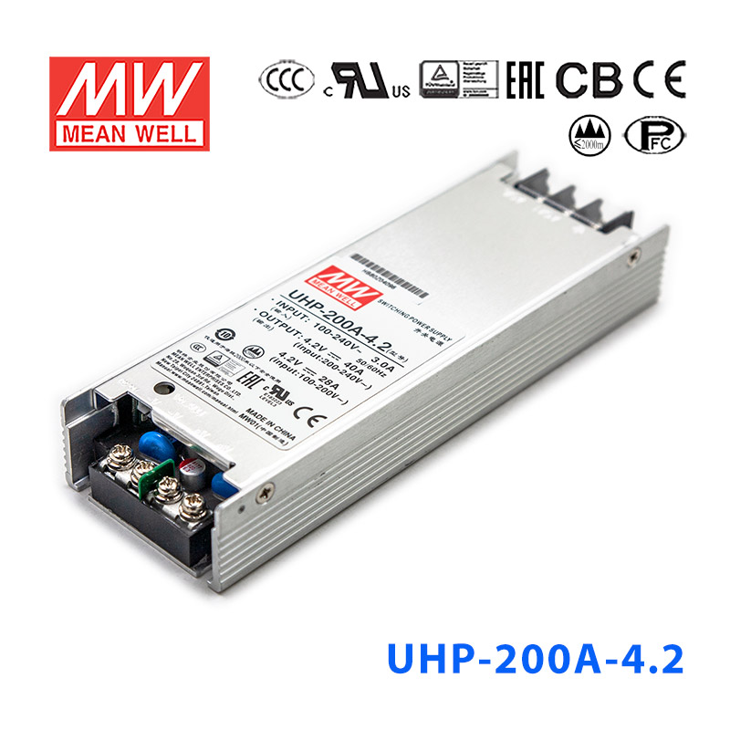 UHP-200A-4.2 UHP-200A-4.2 4.2V 40A输出明纬超薄高效能显示屏电源