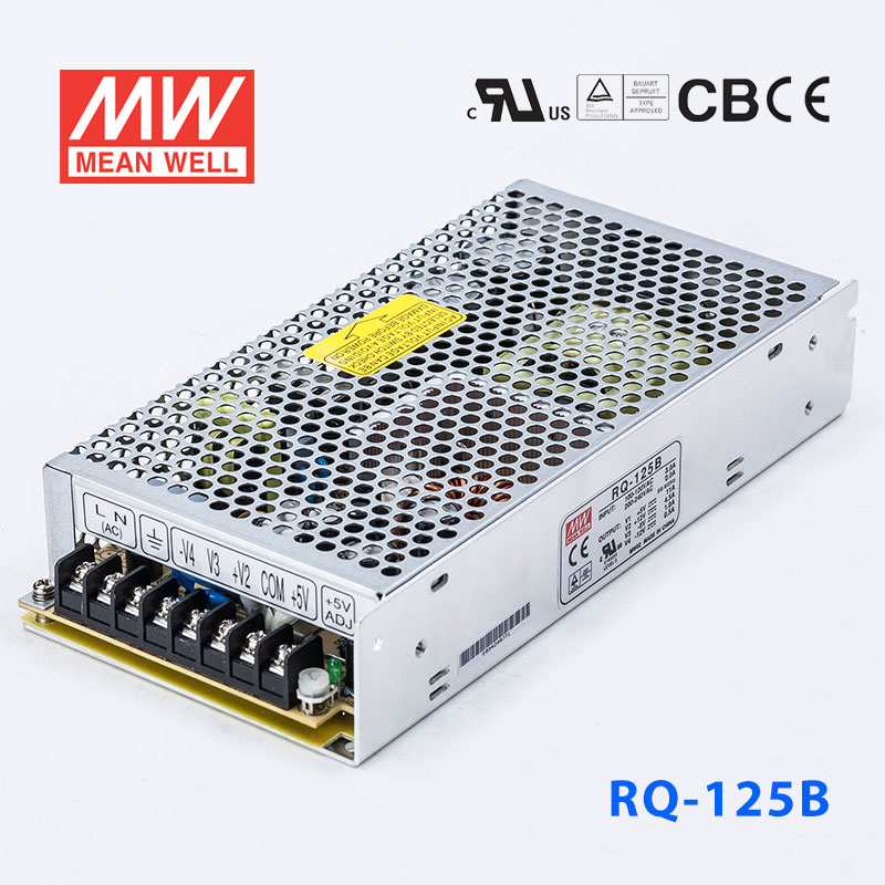 RQ-125B RQ-125B明纬+5V11A+12V4.5A-5V1A-12V0.5A四路开关电源 125W四组