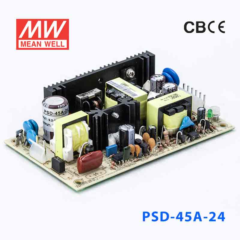 PSD-45A-24 PSD-45A-24 45W 9.2~18V 输入 24V 1.25A 单路输出PCB板明纬DC-DC变换电源