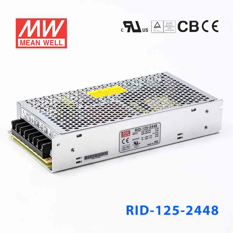 RID-125-2448 RID-125-2448台湾明纬24V48V隔离双路电源125W直流24V2A+48V2A
