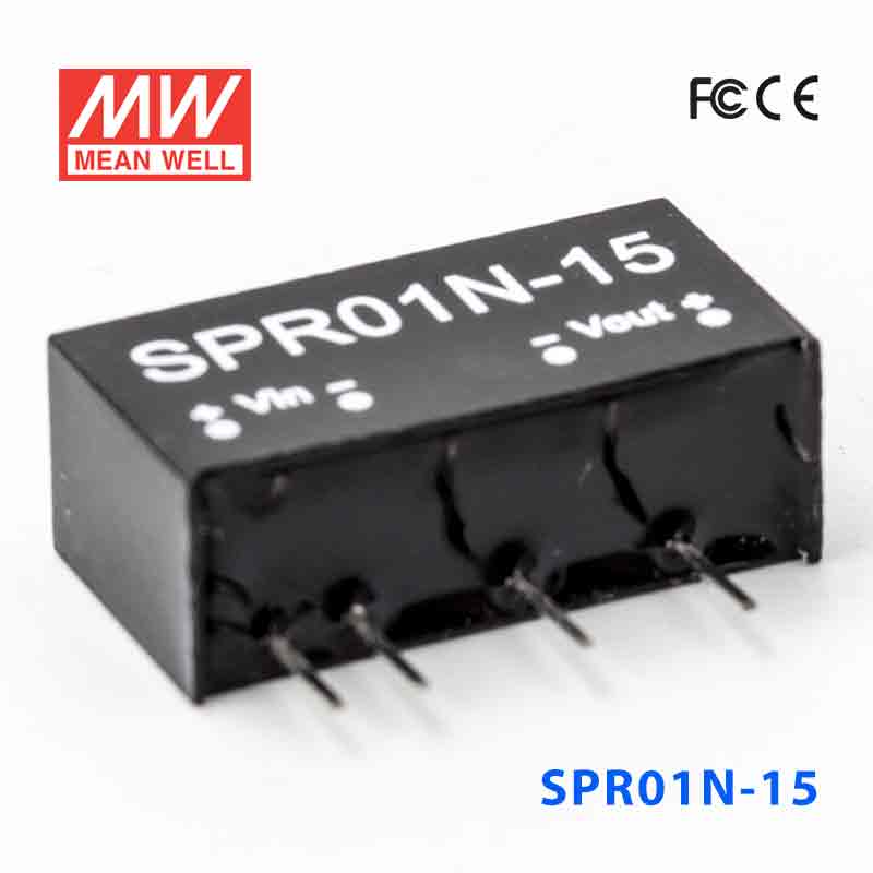 SPR01N-15 SPR01N-15 1W 24V-15V 稳压单路输出明纬DC-DC转换模块电源