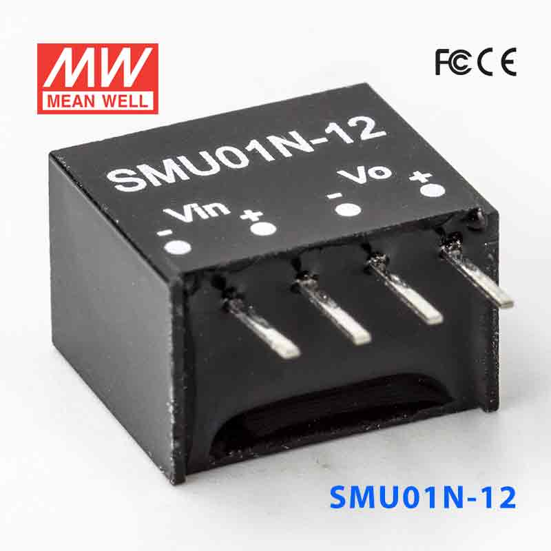 SMU01N-12 SMU01N-12 1W 24V-12V 非稳压单路输出明纬DC-DC转换模块电源