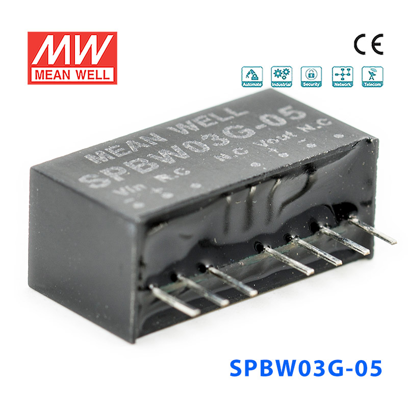 SPBW03G-05 SPBW03G-05 3W 18~75V 转 5V 0.6A 稳压单路输出DC-DC模块电源