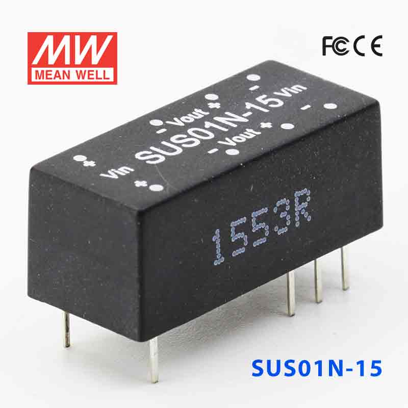 SUS01N-15 SUS01N-15 1W 24V-15V 非稳压单组输出明纬DC-DC转换模块电源